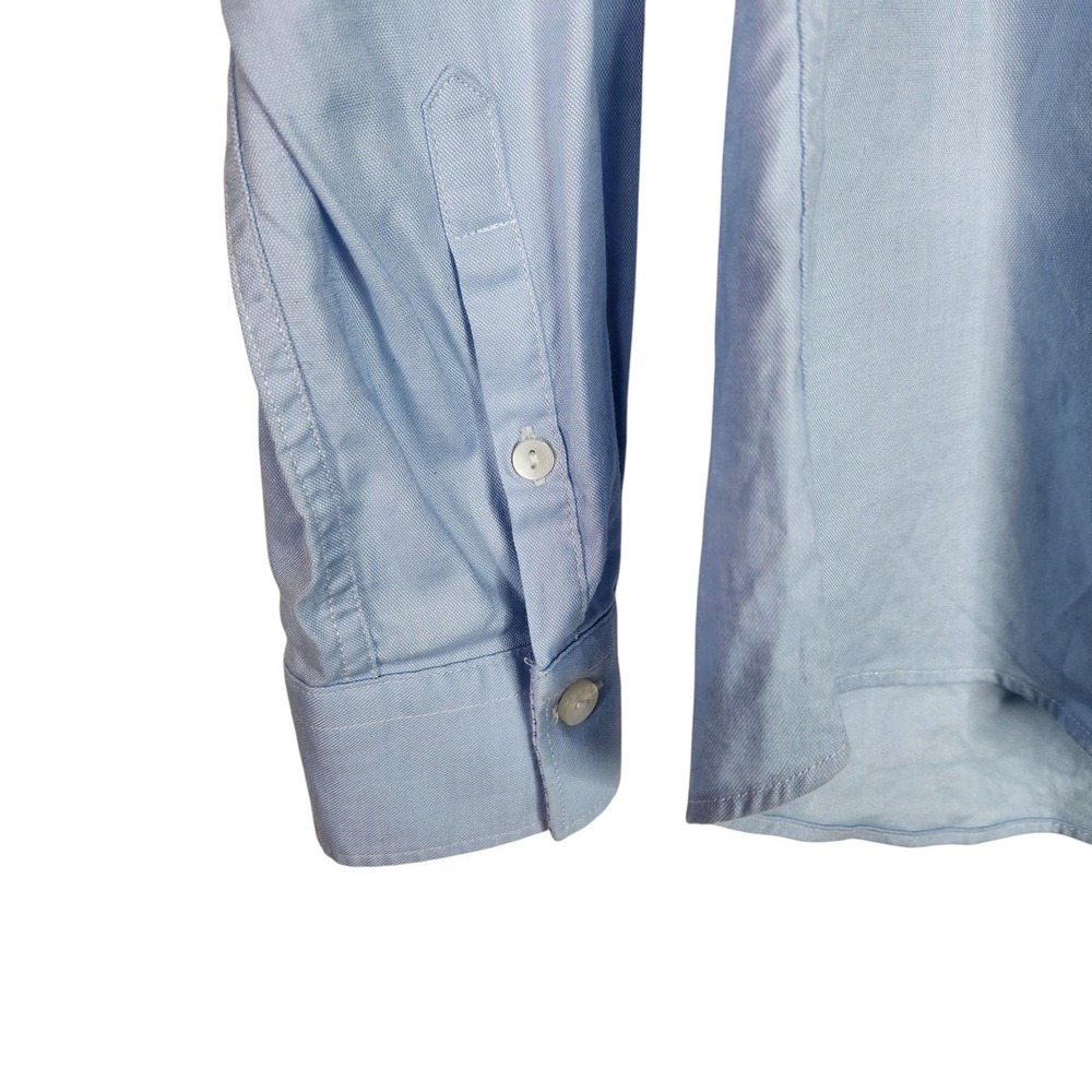 JEAN PAUL Shirt Womens Medium Blue Hannah Stretch Button Up Top Long Sleeve - Picture 3 of 11